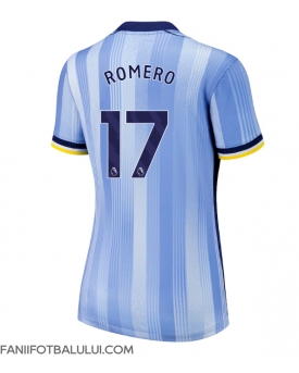 Tottenham Hotspur Cristian Romero #17 Tricou Fotbal Replică 2024-25 Femei Deplasare